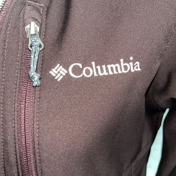 Columbia Ascender hooded soft shell jacket - lined - dark brown - hooded - S - Picture 2 of 8